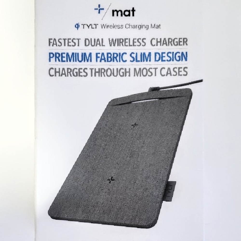 TYLT 10W Qi Dual Fast Wireless Charging Pad